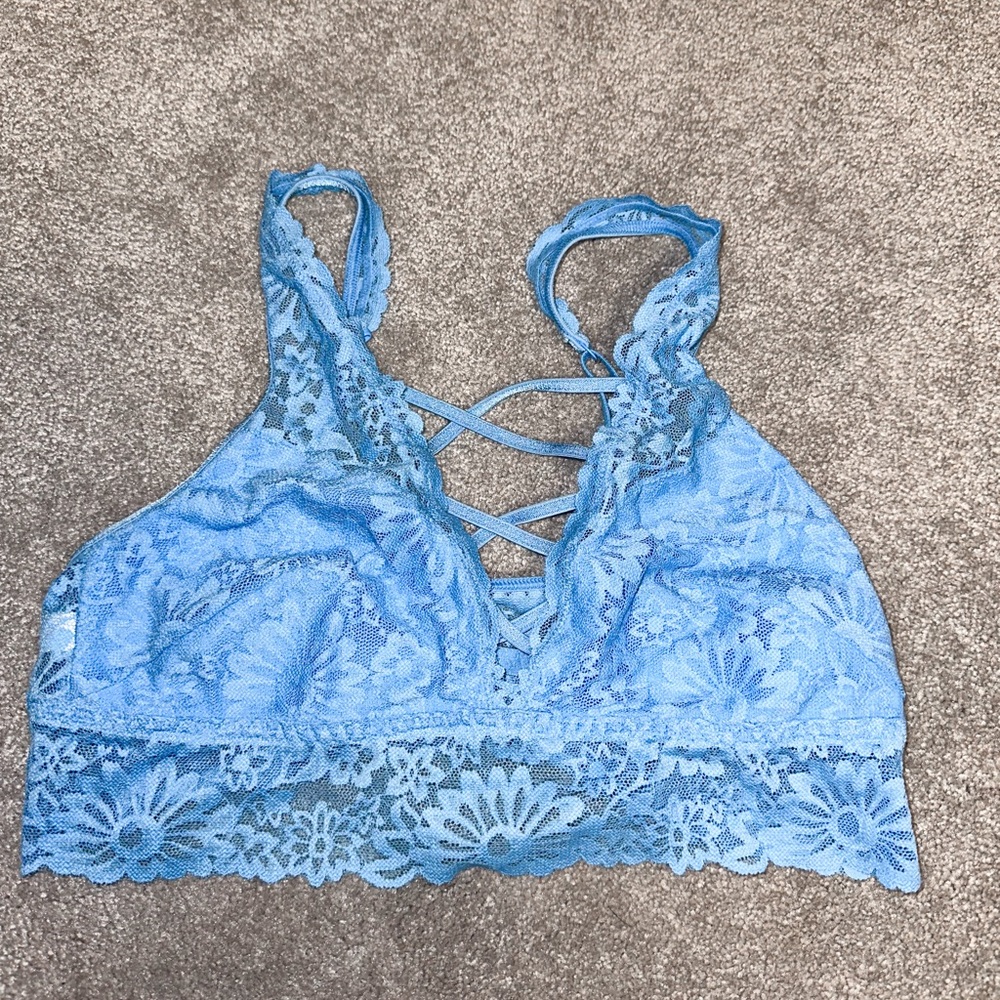 PINK lace bralette